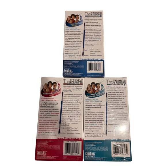 The Firm Body Sculpting System 2 - Total Sculpt Plus Abs and more! 3 VHS tapes - Picture 2 of 6